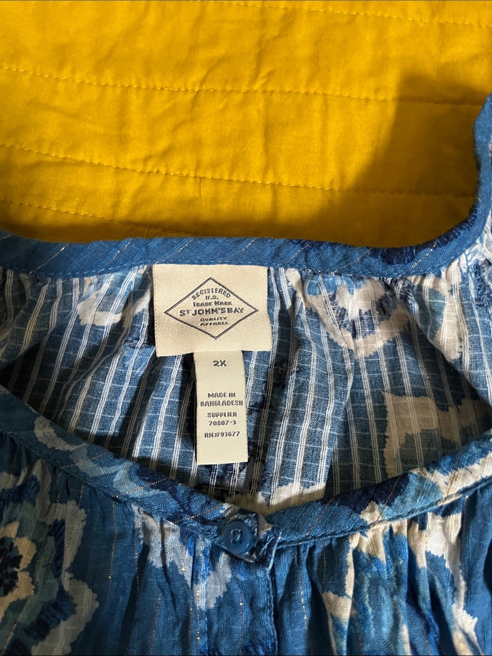 St. John's Bay set of 2 blouses.